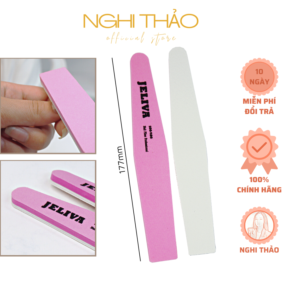 Phao móng tay , phao dũa mịn móng dài Jeliva Nghi Thảo
