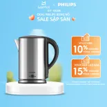 Bình Siêu Tốc Philips HD9316/03, Dung Tích 1.7 Lít Công Suất 1.800W-Cảm Biến Hơi Nước, Chống Sôi Khô Và Quá Nóng, Giữ Ấm Mà Không Cần Đun Sôi Lại, Giúp Nước Sôi Nhanh-Hàng Phân Phối Chính Hãng