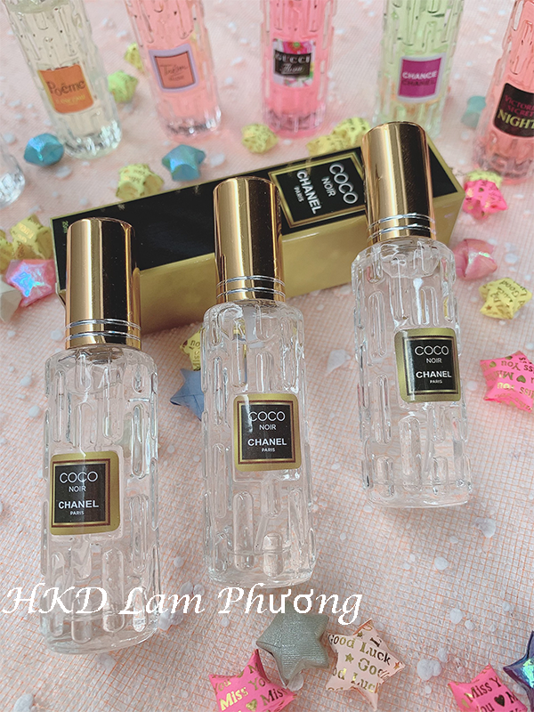 Combo 3 chai nước hoa nữ coc0 noir 20ml thơm lâu 4-10h