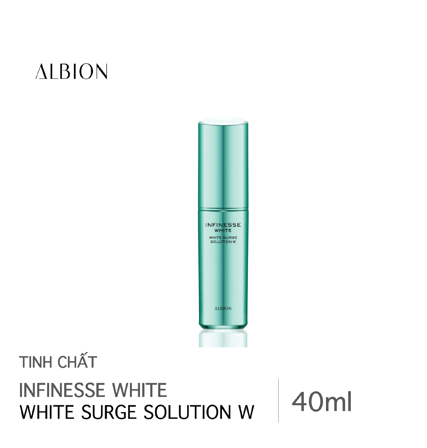 Tinh chất nâng cơ mờ đốm nâu sáng da albion infinesse solution w 40ml