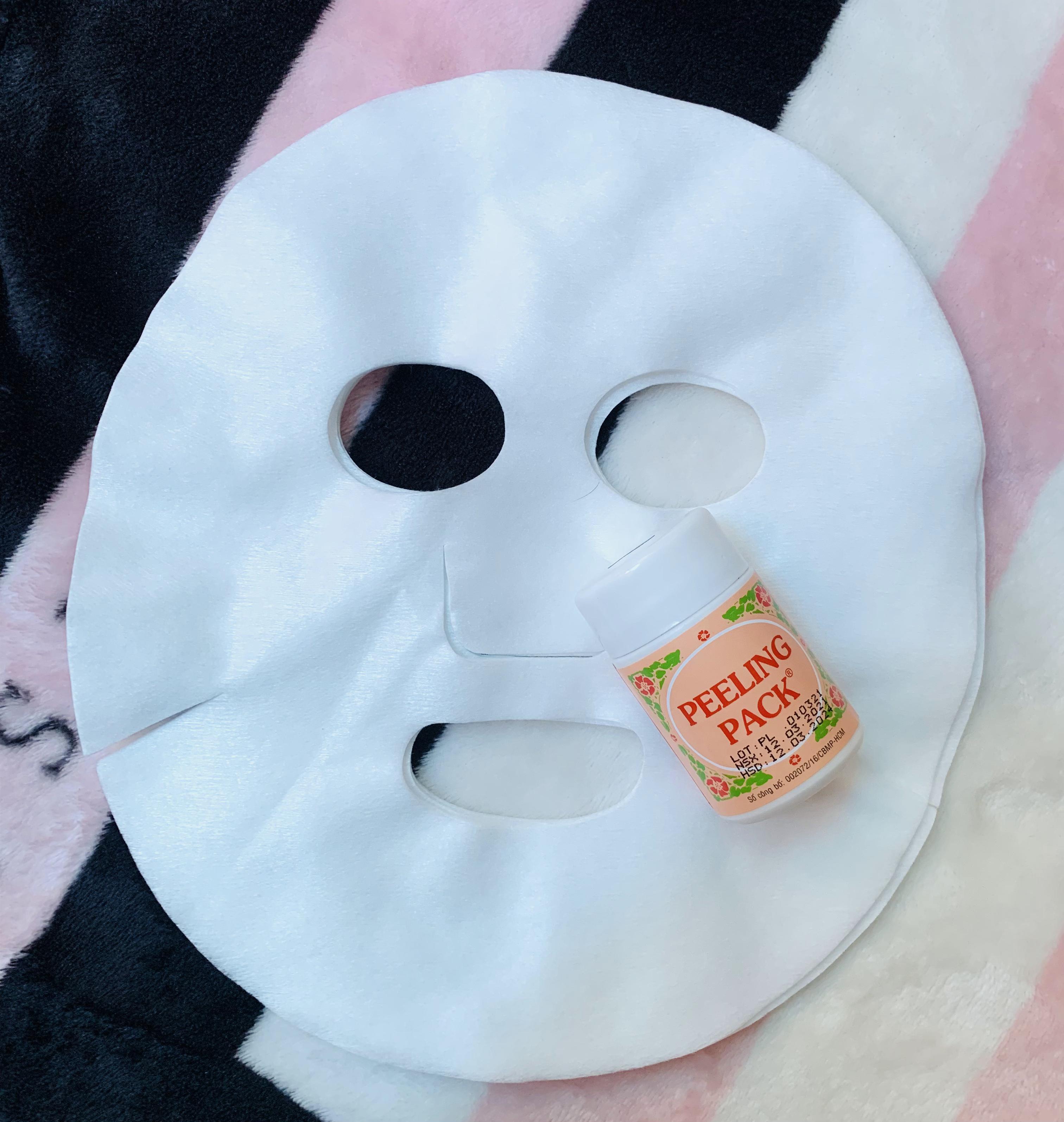 [HCM] (Chính hãng)1 Hộp Gel Lột mụn  PEELING PACK 60G(Tặng kèm 8 miếng mặt nạ giấy) Hoặc Gel 25g(Tặng kèm 3 miếng mặt nạ giấy)  - ( lột mụn cám, mụn đầu đen)