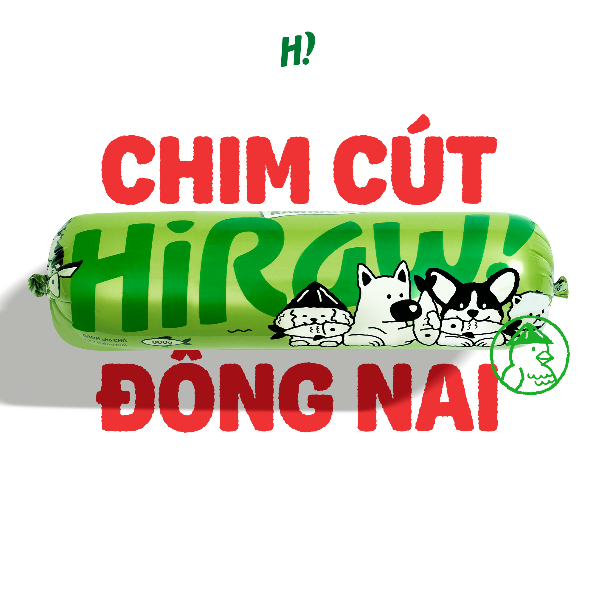 Ship 2H HCM - HI RAW! - Cút Sải Cánh Đồng Nai 800G - Thịt Nấu Chín Cho Chó Từ 2 tháng