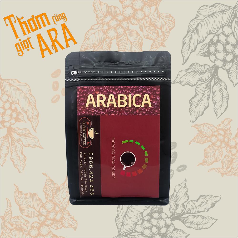 Cà phê pha phin nguyên chất - rang xay mộc - 100% arabica - gói 250 gram