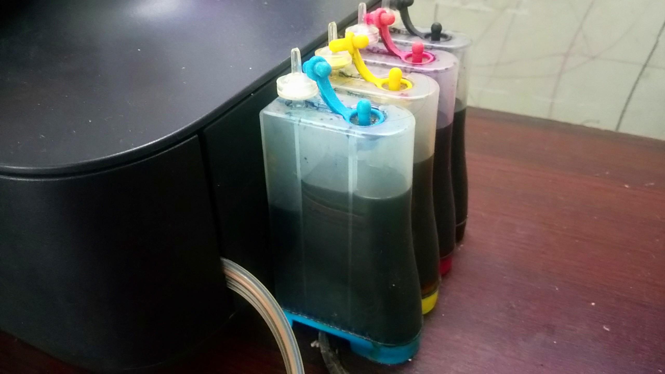 Bộ tiếp mực ngoài 4 màu  dùng cho máy in canon Pĩma IP2770, shop hỗ trợ lắp đặt có tính phí