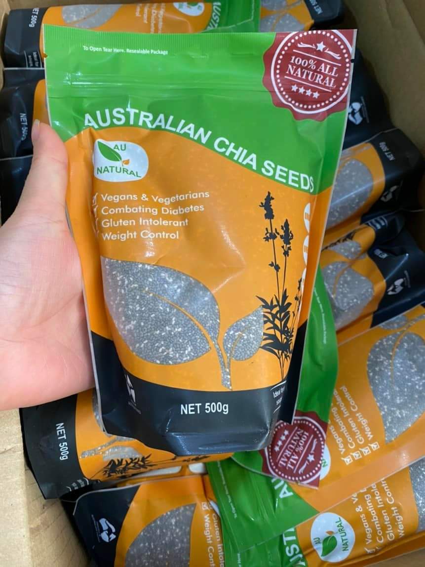 Hạt Chia Úc - Organic Chia Seeds 500g