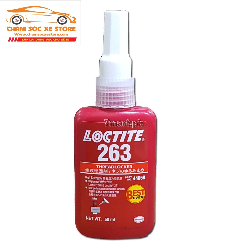 [HCM]Keo loctite 263 keo khóa ren buloong ốc vít 50ml chamsocxestore
