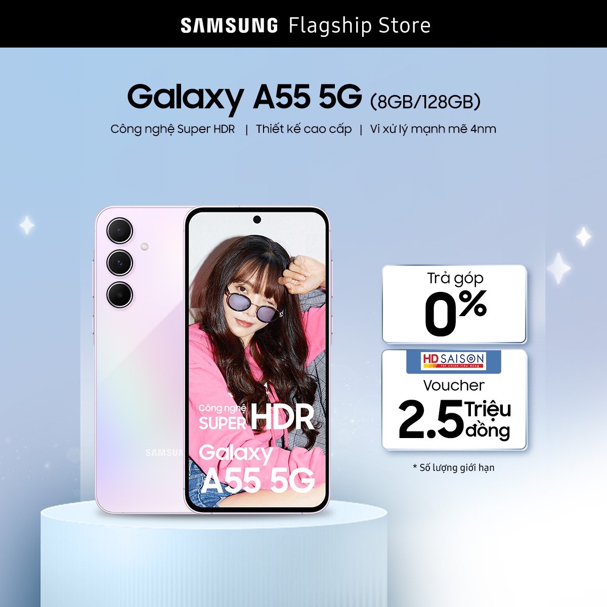 Điện thoại samsung galaxy a55 5g