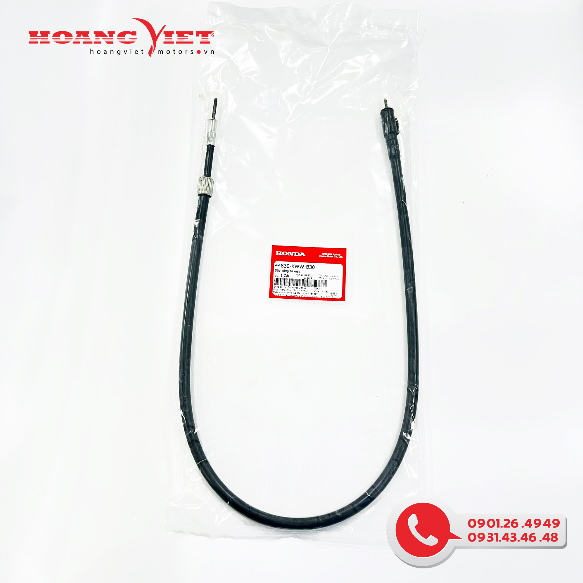Dây công tơ mét - honda dùng chung nhiều dòng wave 110 - 44830kwwb30
