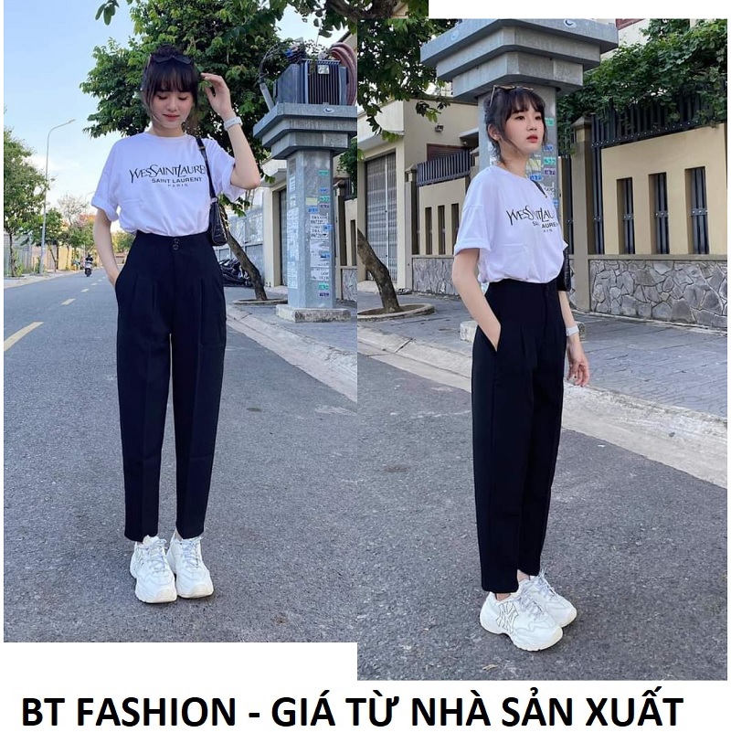 Quần Tây Nữ Công Sở Học Sinh Vải Tuyết Mưa Dày Đẹp - BT Fashion (QT01)