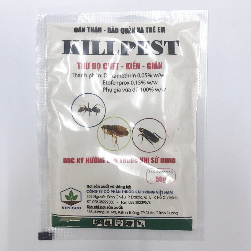 Thuốc trừ kiến,gián,bò chét và các loại côn trùng killpest
