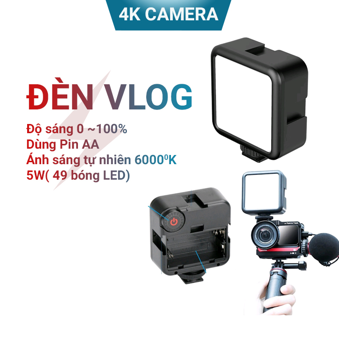 Đèn Vlog cho quay phim chụp ảnh