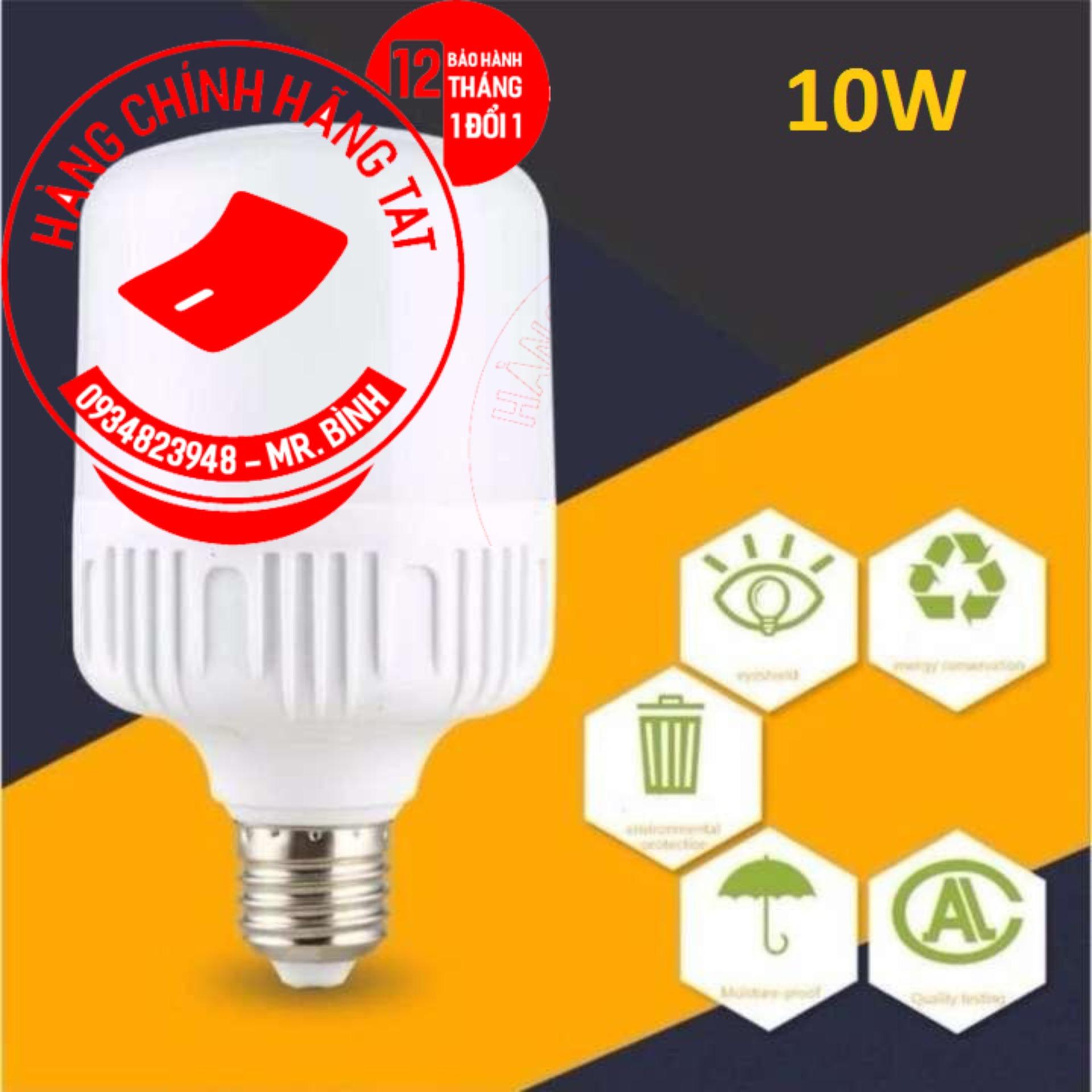 Bộ 5 bóng đèn Led 10W cao cấp tiết kiệm điện