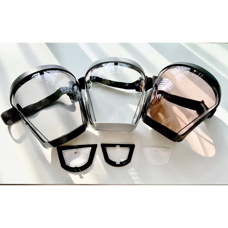 Mặt nạ chống tia uv - chống giọt bắn - chống bụi - chống sương mù cao cấp