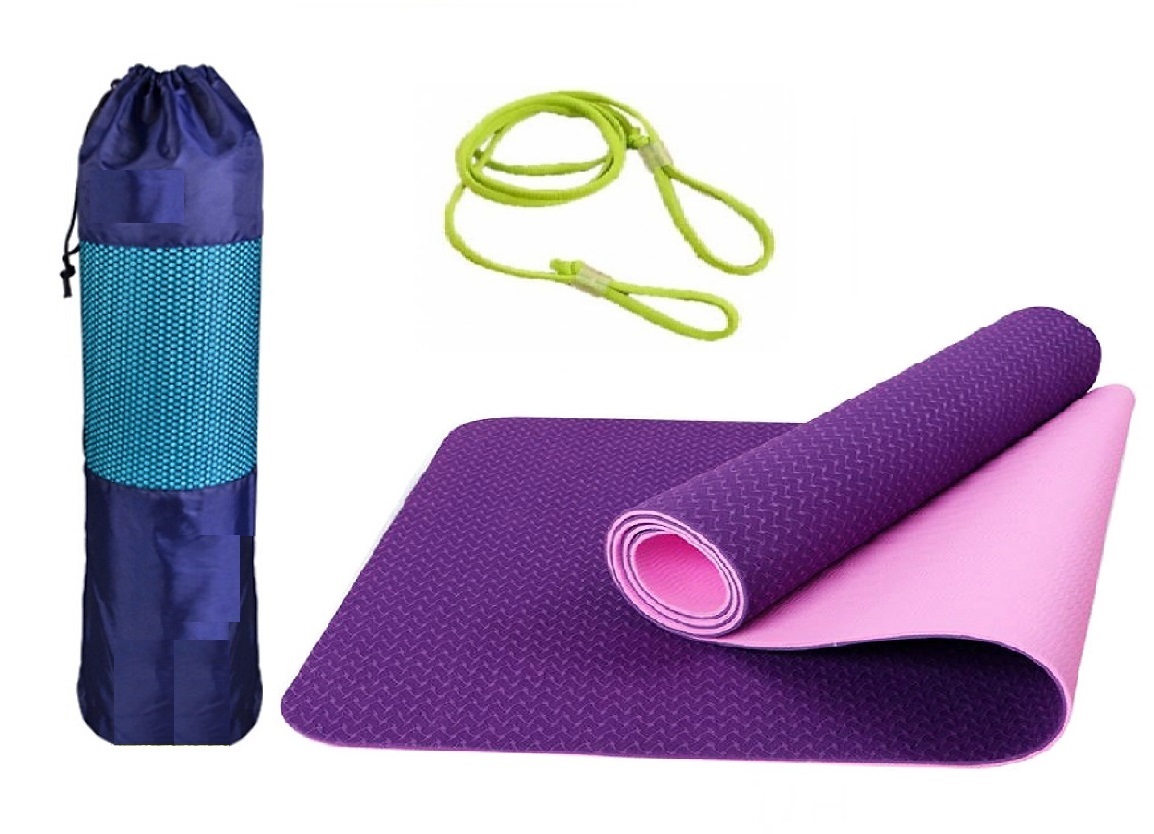 Thảm Tập YoGa DODODIOS + Túi Đựng Thảm Tập Yoga + Dây Buộc Thảm Tập Yoga