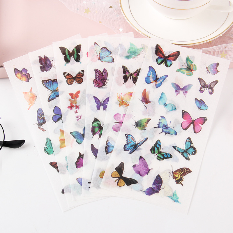 Kawaii văn phòng phẩm Sticker thẩm mỹ dễ thương journaling các loại Stickers cho kế hoạch Tạp Chí máy tính xách tay trẻ em pegatinas 8*16cm