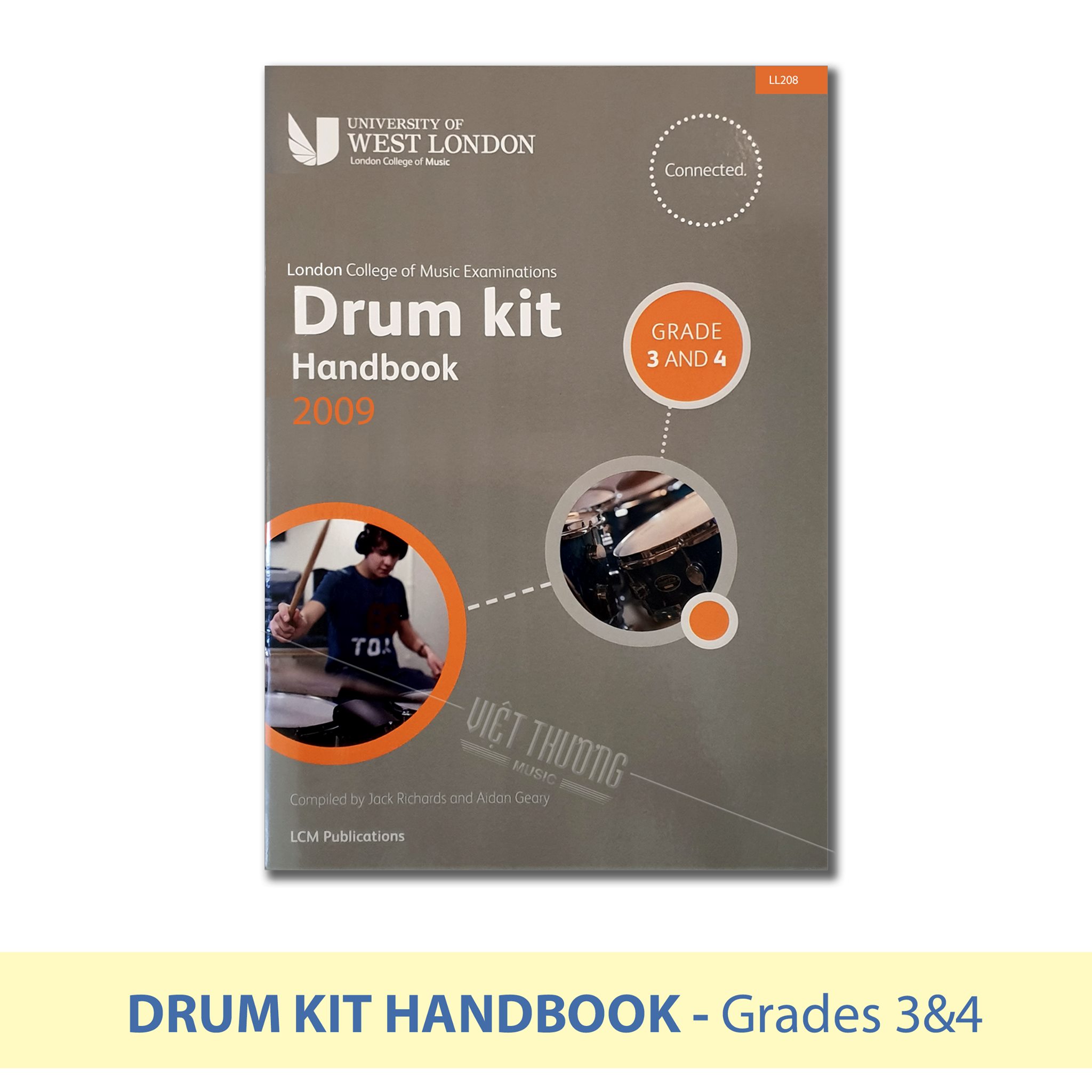 Sách Drum Kit: Grade 3 & 4 - Việt Thương Music