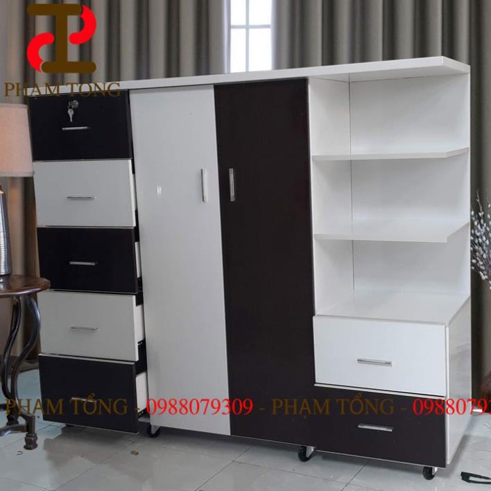 Tủ quần áo trẻ em sơ sinh nhiều ngăn - miễn phí vận chuyển bảo hành 2 năm