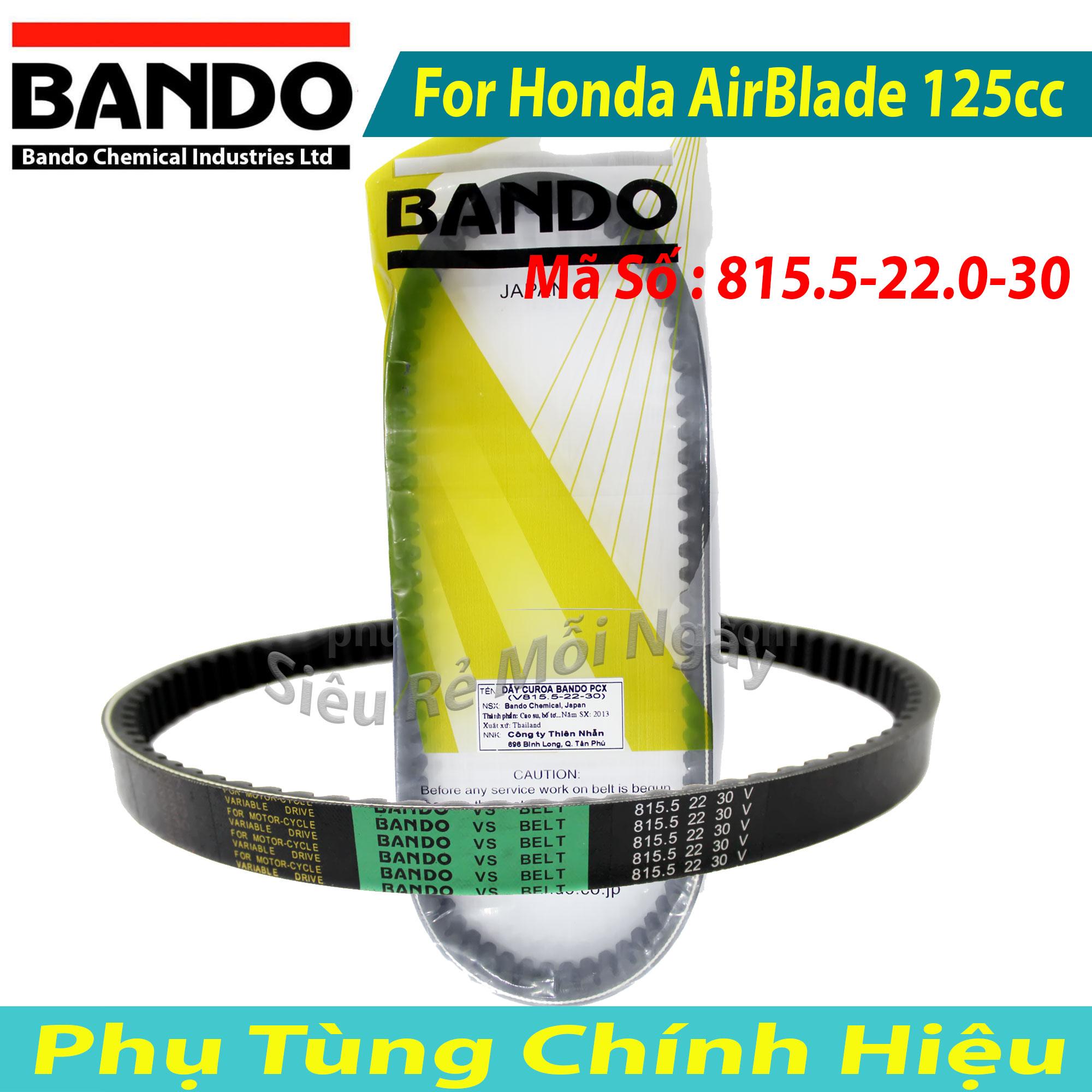 [HCM]Dây curoa Honda Air Blade 125/150, Vario, PCX, SH MODE Bando Thái Lan