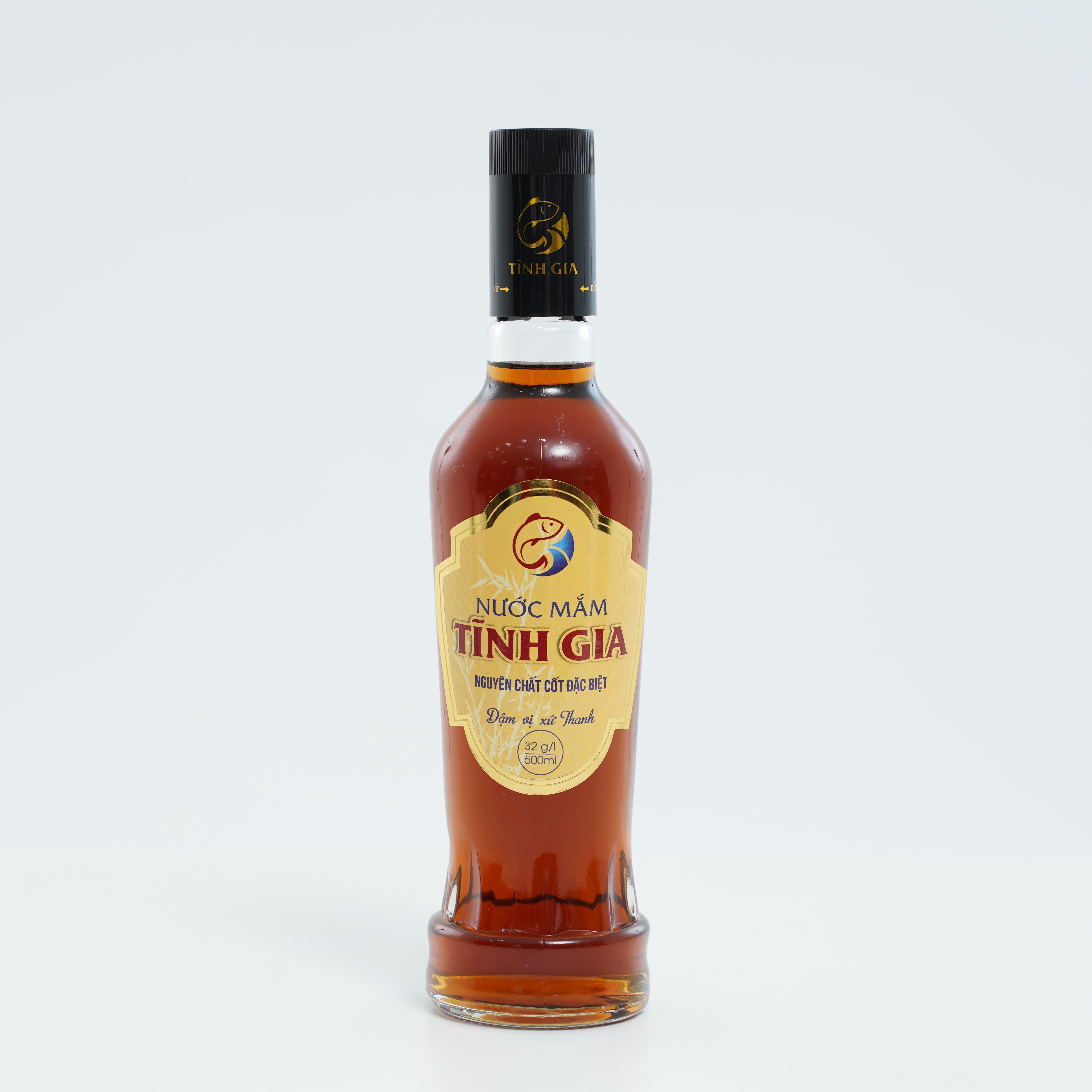 Nước mắm cá cơm tĩnh gia - độ đạm 36 thủy tinh 500ml