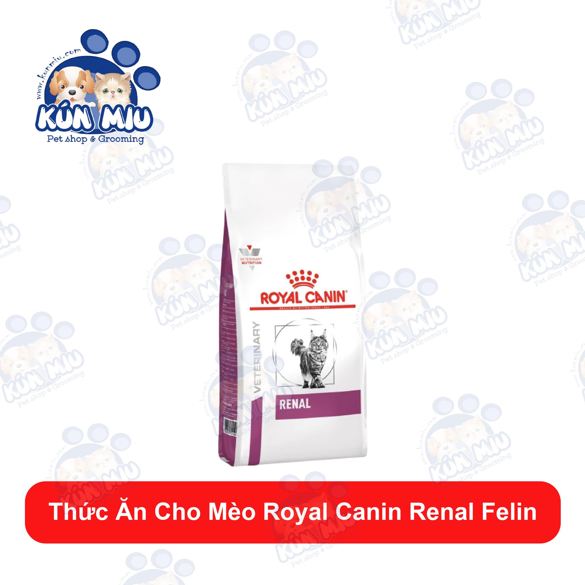 [Hoàn Tiền 10%] Thức ăn hỗ trợ chức năng thận cho mèo Royal Canin Renal Feline 2kg