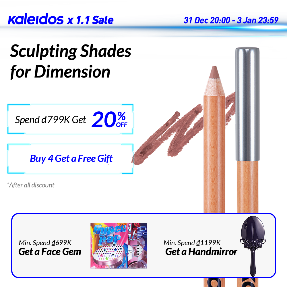 [HÀNG MỚI VỀ] Chì kẻ viền môi Kaleidos, The Sculpting Lip Pencil