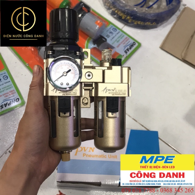 Bộ lọc điều áp khí nén aw3000-03 al3000-03 pvn