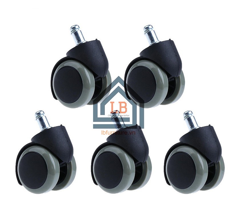 [HCM] Combo 05 Bánh Xe Ghế Xoay Văn Phòng