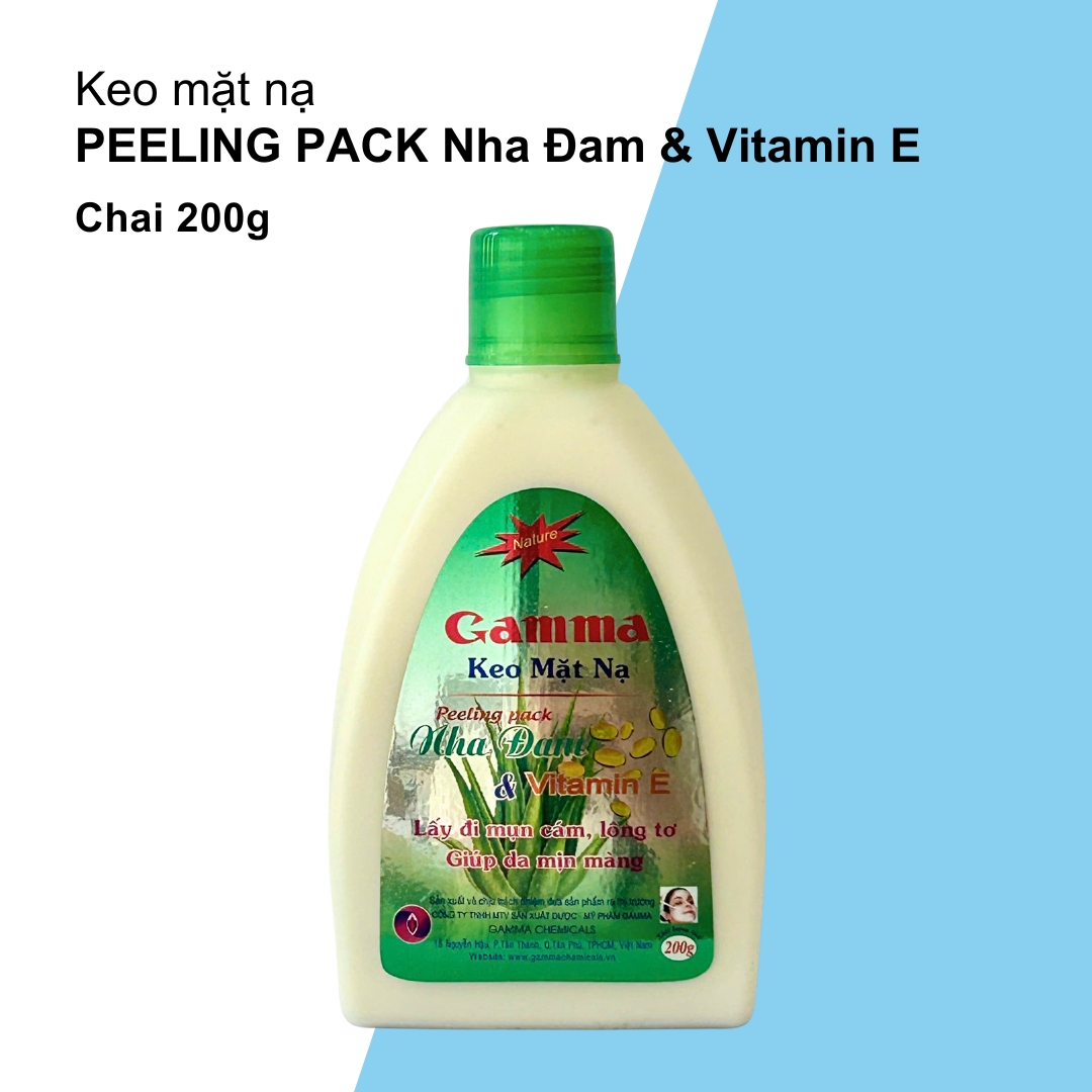 Keo Mặt Nạ Peeling Pack Nha Đam & Vitamin E Chai 200g
