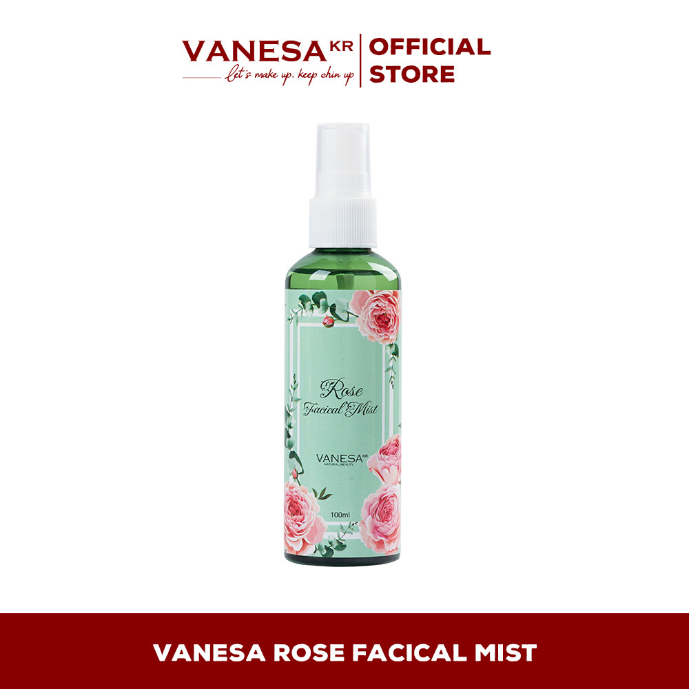 Toner Xịt Khoáng Hoa Hồng Vanesa Mineral Spray x Toner Vanesa Chính Hãng 100ml