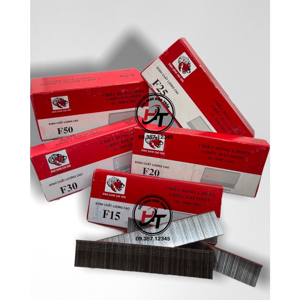 Đinh thẳng bắn gỗ đinh f hổ đỏ f10 f15 f20 f25 f30 f40 f50 dtgb-cs