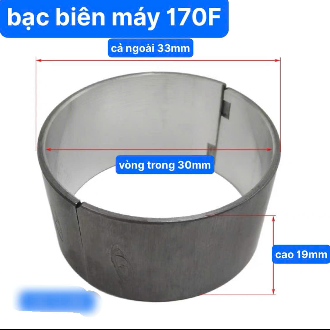 Bạc Biên Máy 170F 30mm Máy Cày Mini Máy Phát Điện 170F 1 Đôi Bạc Biên Bán Giá Sỉ (kho 6101)