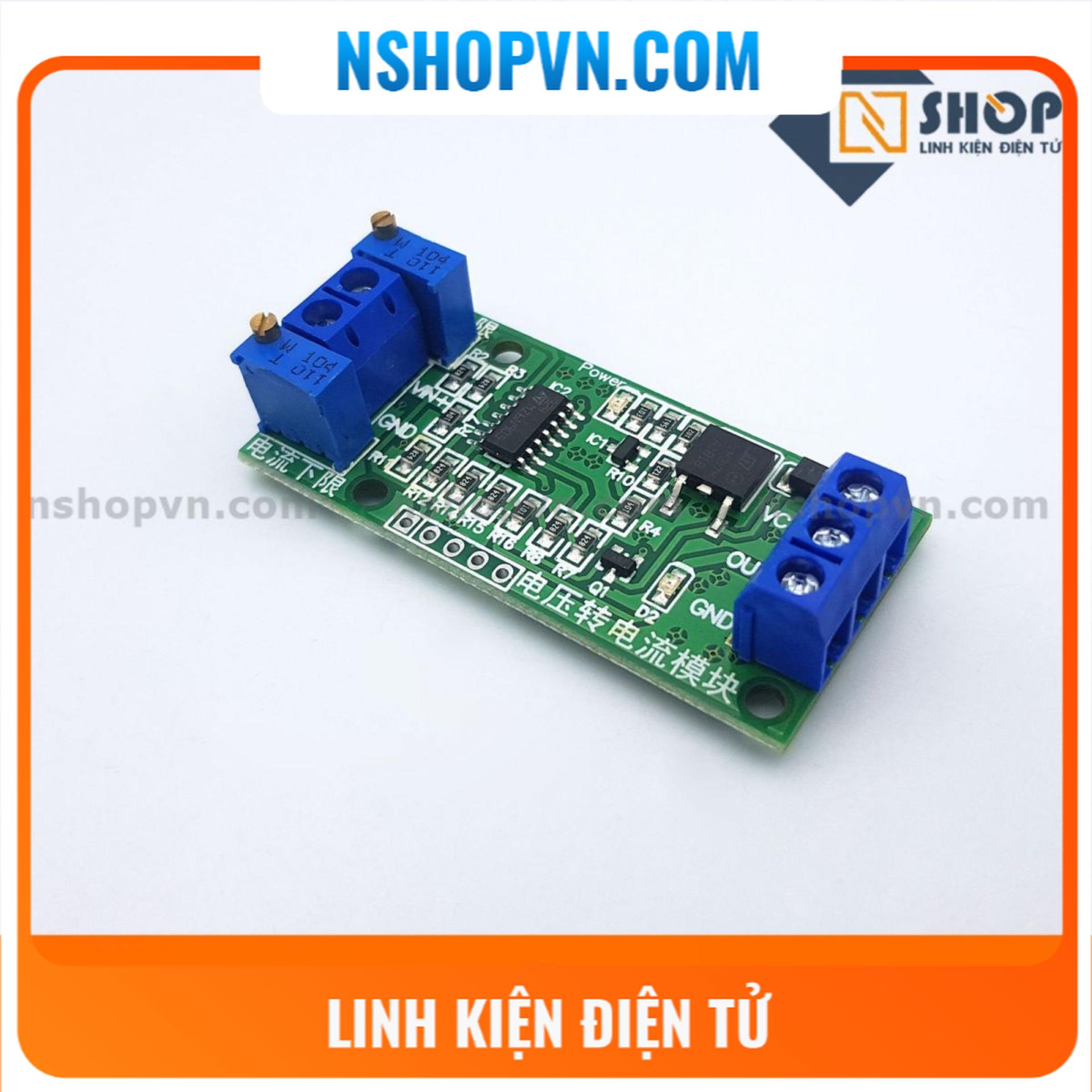 Mạch chuyển tín hiệu điện áp sang dòng điện (0-5V sang 4-20mA)