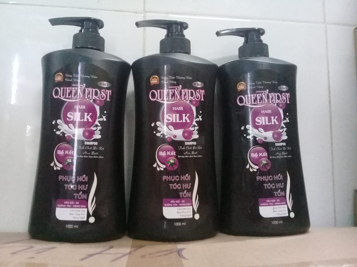 [ MUA 2 GIẢM THÊM 10% ] CHAI 1000ML DẦU GỘI ĐẦU BỒ KẾT SILK DƯỠNG TÓC SUÔNG MƯỢT ÓNG Ả - BỒ KẾT ĐEN , Dầu gội mượt tóc , Dầu gội bồ kết , Dầu gội Silk 1000ml , Dầu gội đầu chống rụng tóc