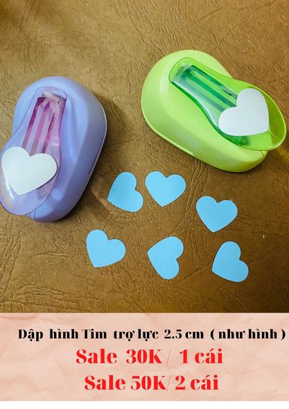 Dập hình tim trợ lực 2.5cm