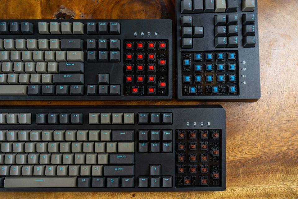Bàn phím cơ E-Dra EK3104 Pro Cherry SKY DOLCH (sử dụng keycaps PBT SKY DOLCH cao cấp) BH 2 năm