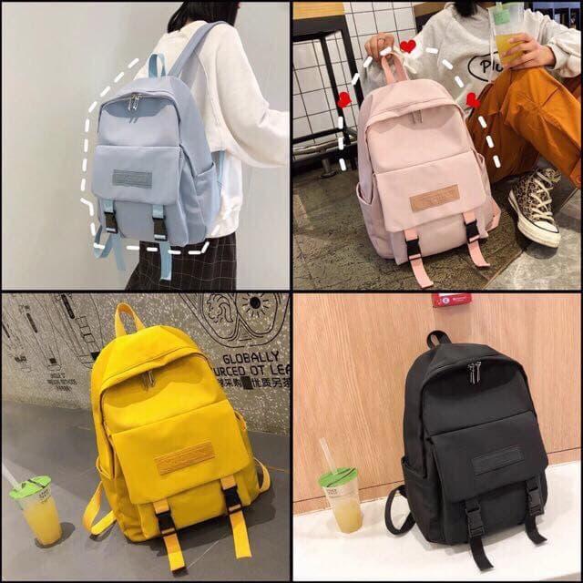 [HCM]Balo nữ Balo Na balo nữ đi học  thời trang nữ size LỚN đi học balo đi chơi balo học sinh năng động kiểu dáng thể thao(Có túi đựng nước 2 bên)