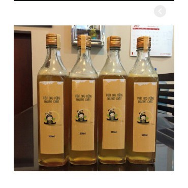 Chai thủy tinh vuông 500ml nắp nhôm