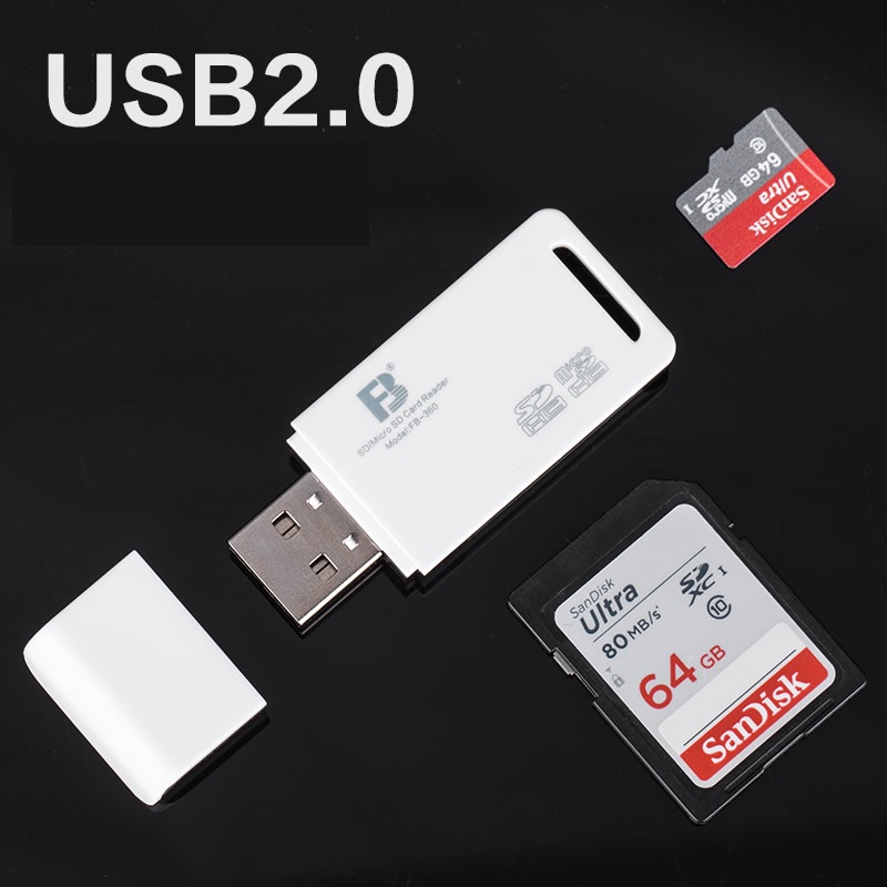 Đầu đọc thẻ nhớ máy ảnh thẻ SD Micro SD hàng chính hãng