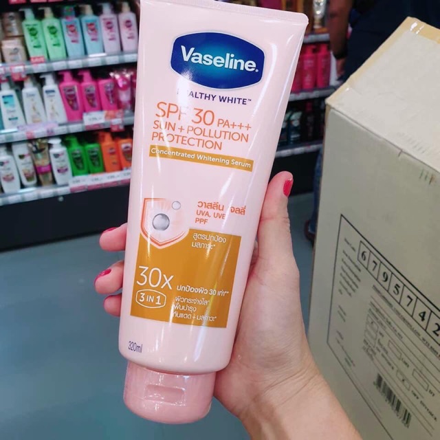 Sữa Dưỡng Thể Vaseline 30X 320ml-Dưỡng trắng da Vaseline