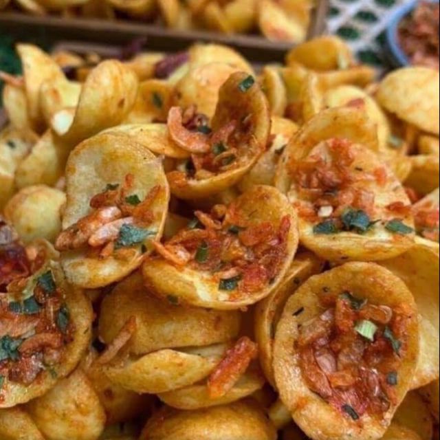 Bánh phồng tép hành