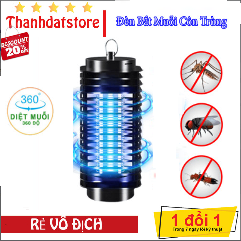 Đèn bắt muỗi côn trùng hình tháp 3d tower hando .kiêm đèn ngủ chống lóa mắt bảo hành 12 tháng
