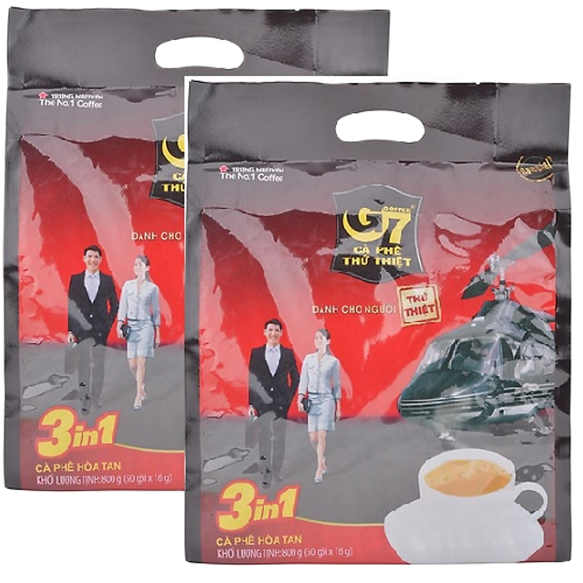 Combo 2 gói cafe sữa g7 3in1 trung nguyên - 50 gói