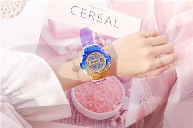 [HCM]Đồng Hồ Thể Thao Nữ SHHORS phiên bản Hàn Quốc dễ thương + Tặng Vòng tay.
