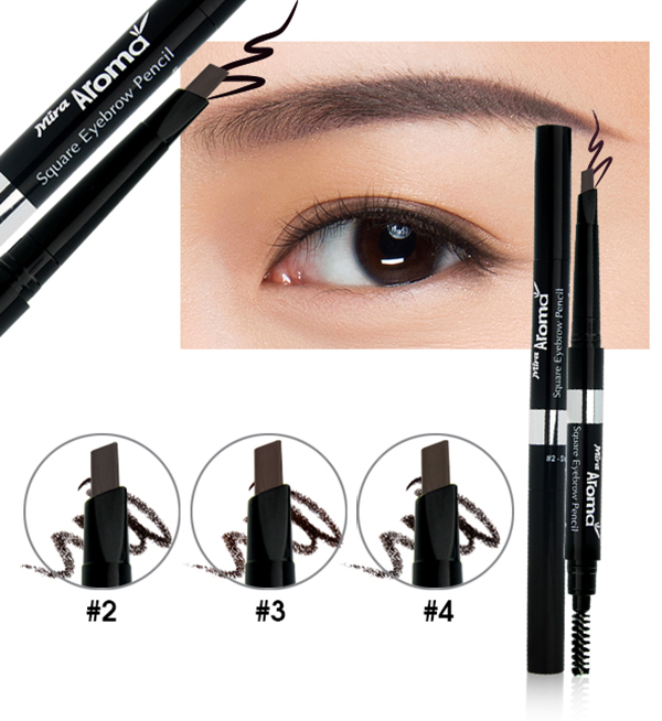 Chì mày định hình Mira Aroma Square Eyebrow Pencil Số 4