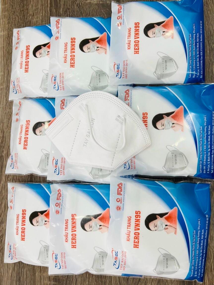 Khẩu trang n95 tây sg dạng bịch
