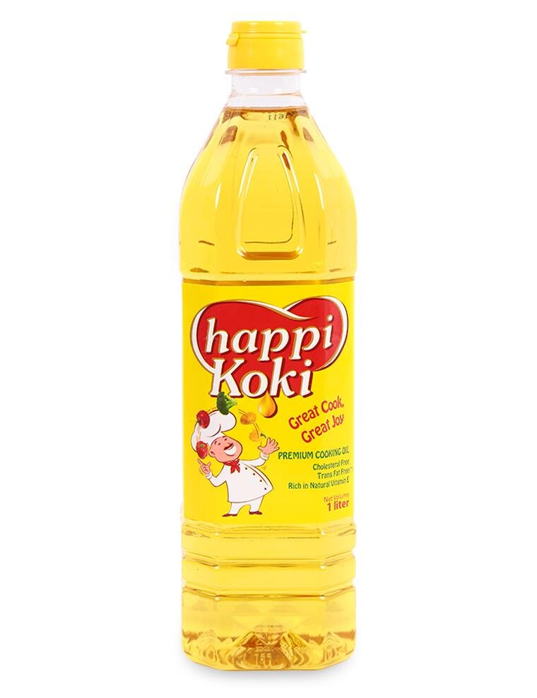 Dầu ăn Happi Koki chai 1L