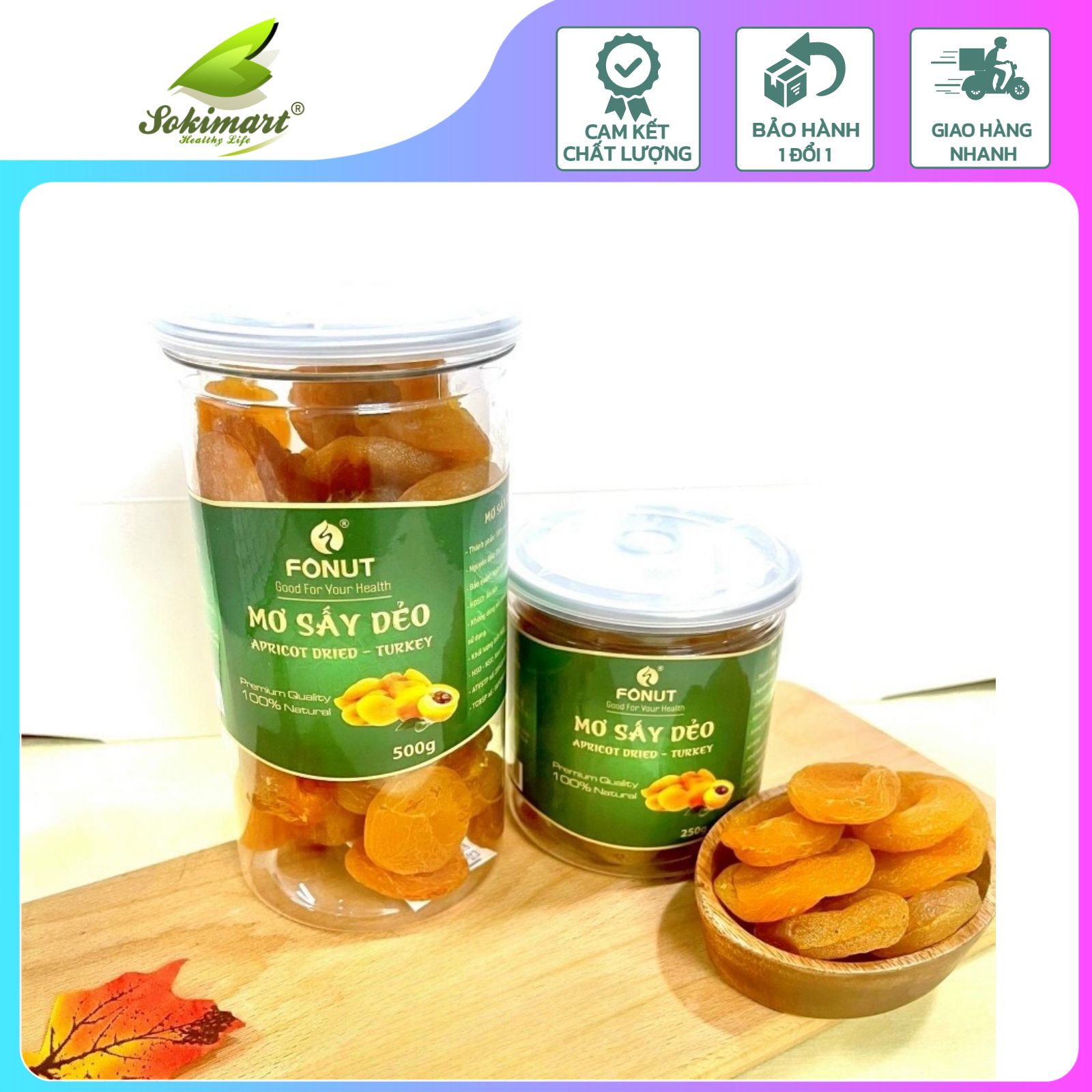 Mơ sấy dẻo thổ nhĩ kỳ - 250g