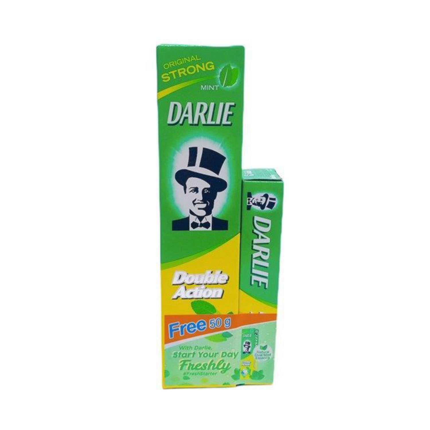 Kem đánh răng darlie double action 225g tặng kdr du lịch 50g