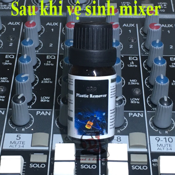 Chất vệ sinh nút nhựa bàn mixer âm thanh chất tẩy nhựa thiết bị âm thanh vệ sinh nút fader mixer vệ sinh nhựa