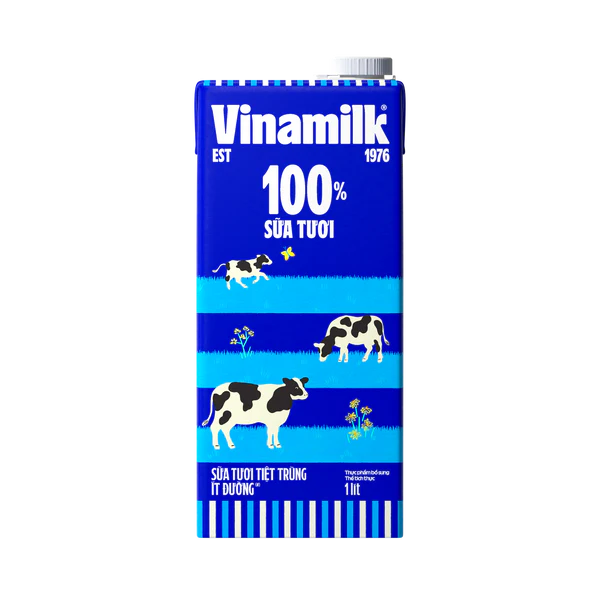 Sữa tươi tiệt trùng Vinamilk ít đường hộp 1L